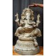 Antique Ganesha Statue Made of Brass