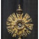Antique Silver Holy monstrance With Cross