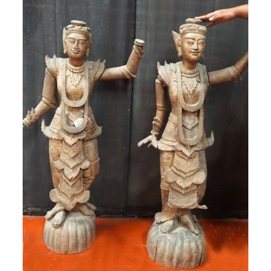 Antique Wooden Carved Temple securities
