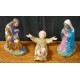 Antique terracotta holy family