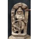 Antique wooden carved Saraswati Statue