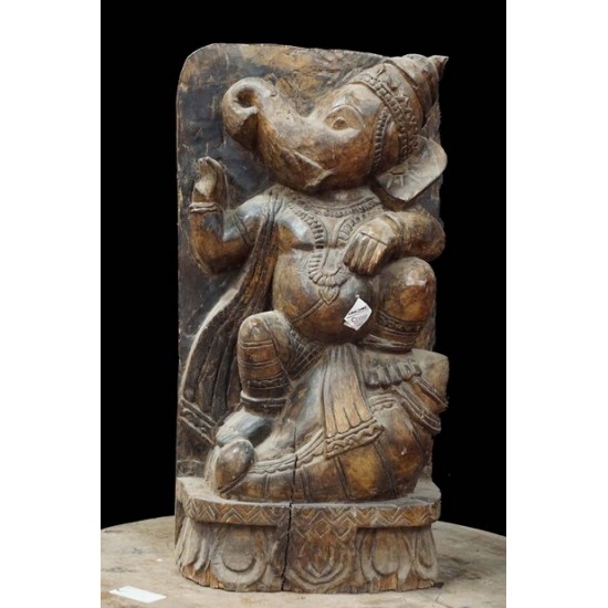 Lord Ganesha Wooden carved piece