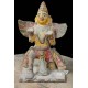 Lord Garuda Antique Wooden Statue