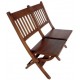 Two in One Wooden Garden Chair
