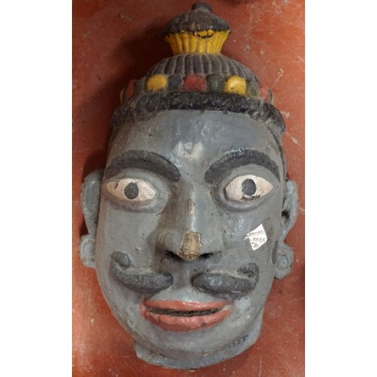 Antique Wooden Tribal Lord Face Mask