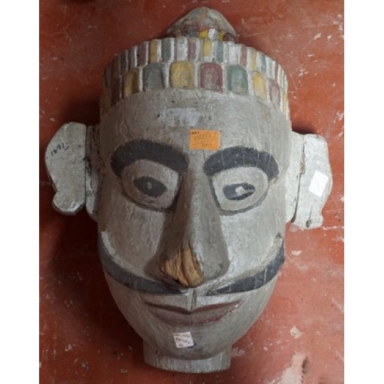 Wooden Mask Tribal Antique