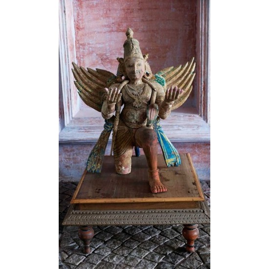 Royal Vishnu Temple Piece-Lord Garuda Statue