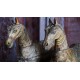 Antique Teak Wood Horses