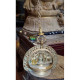 Antique Brass Gajalaxmi Hanging lamp