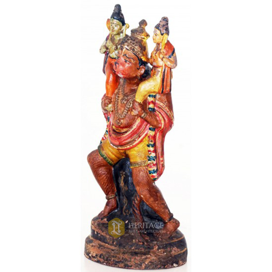Antique Hanuman sculpture