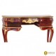 Antique Style Wooden Console with Gold Rims