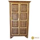 Wood and Brass Marriage Cupboard