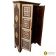 Wood and Brass Marriage Cupboard