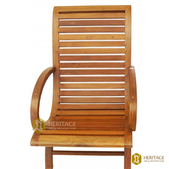 Vintage Teak Wood Easy Chair
