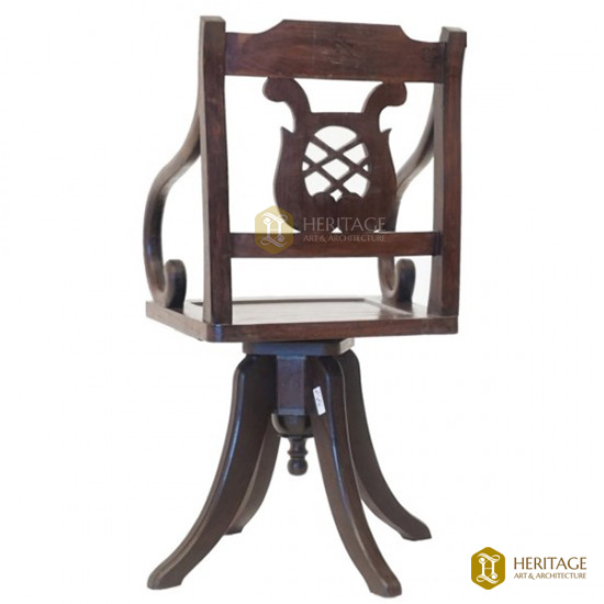 Wooden Revolving Chair