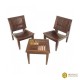 Rosewood Low Chair