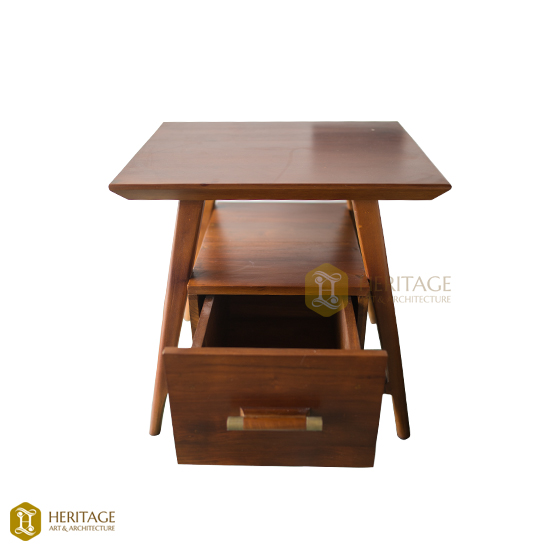 Contemporary Side Table With Storage
