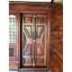 Contemporary Style Rosewood Double Door