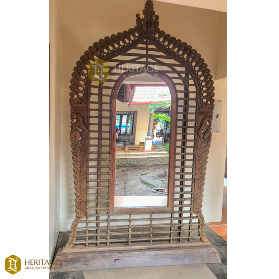 Hand Crafted Wooden Mirror