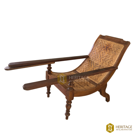 Kovilakam Style Easy Chair with Adjustable Arms