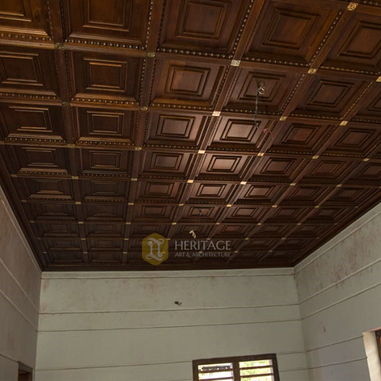 Wooden Coffered Ceiling