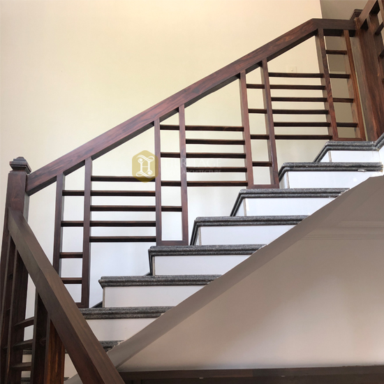 Handrails Rosewood Contemporary, Modern Wooden Staircase Railing Design