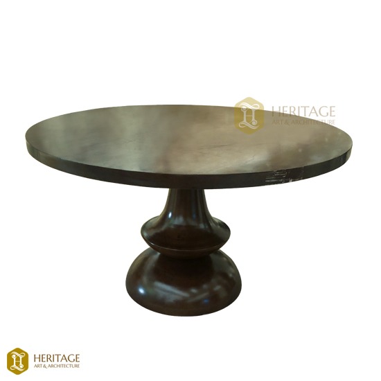 Georgian Style Wooden Round Dining Table