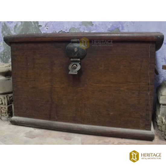 Wooden Trunk with Metal Latch