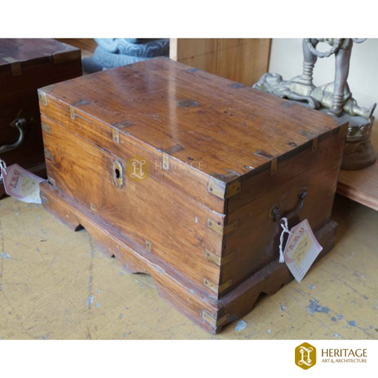 Wooden Box with Lock