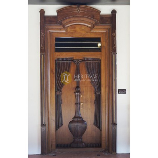 Antique South Indian Teak Door