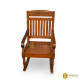 Wooden Square Rocking Chair
