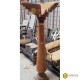 Antique Chettinad teak wooden pillar