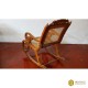 Teak and Cane Rocking Chair
