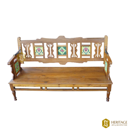 Double Sided Wooden Sofa